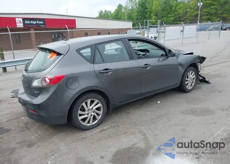 2012 Mazda Mazda3 I Touring из США, поврежденный, VIN JM1BL1L81C1642250